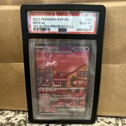 Mew ex 053 Sv: Scarlet & Violet Promo Cards Holo PSA 10 - Image 1