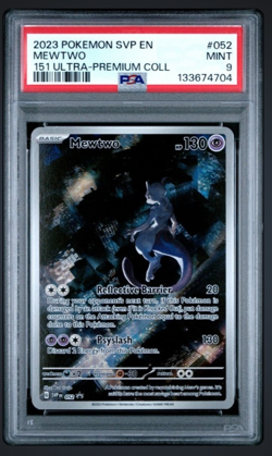 Mewtwo 052 Sv: Scarlet & Violet Promo Cards Holo PSA 9 - Image 1