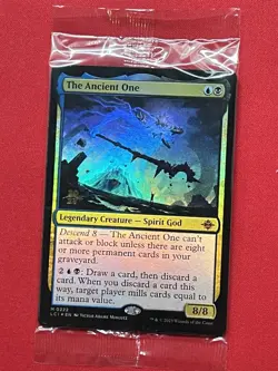 1x MTG LCI The Ancient One Prerelease Card Foil Factory Sealed - Image 1