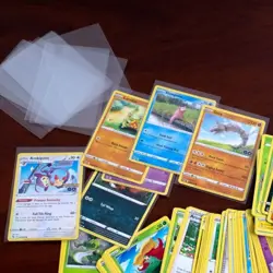 100 Penny Sleeves for Pokemon Cards | Clear Soft Protectors | Fast Ship - Image 2