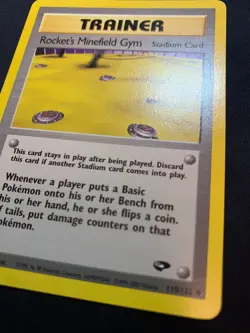 ROCKET'S MINEFIELD GYM - 119/132 - GYM CHALLENGE - POKEMON CARD - LP - Image 3