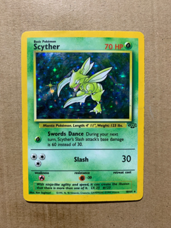 Scyther 10/64 Jungle Set - Holo Pokemon Card - HP - Image 1