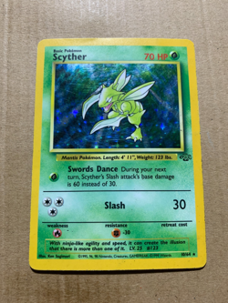 Scyther 10/64 Jungle Set - Holo Pokemon Card - HP - Image 2