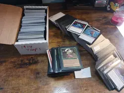 Lot Of Approx 800 Magic The Gathering Trading Cards. Rare. Unsearched - Image 1