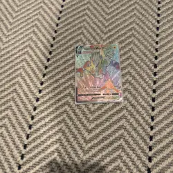 Tapu Lele and Toxicity Rainbow Rare Sun and Moon Era Pokemon Card - Image 1