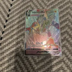 Tapu Lele and Toxicity Rainbow Rare Sun and Moon Era Pokemon Card - Image 2