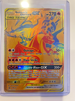 Reshiram & Charizard GX SM247 Sm Holo Pokemon Card - Image 1