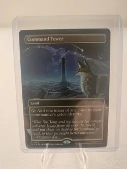 MTG Magic the Gathering Command Tower (7063) (Rainbow Foil) Secret Lair Drop NM - Image 1