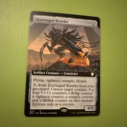 Scavenged Brawler (Extended Art) Commander: the Brothers' War Regular - Image 1