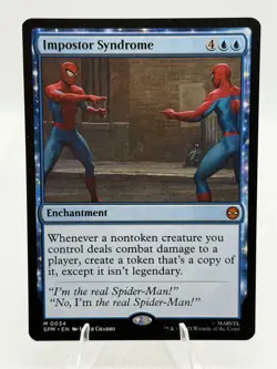 Impostor Syndrome Marvel's Spider-Man Regular NM-M Unplayed MTG 0034 - Image 1
