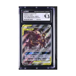 Pokemon Pokemon Graded Umbreon & Darkrai GX - SM241 - CGC 9.5 NM - Image 1