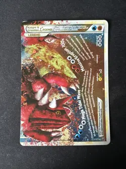 Pokemon TCG Kyogre & Groudon Legend Holo Card 88/90 Undaunted Rare - Image 1