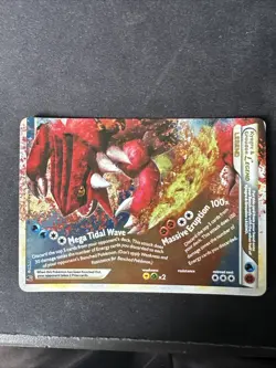 Pokemon TCG Kyogre & Groudon Legend Holo Card 88/90 Undaunted Rare - Image 3
