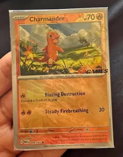 Pokemon TCG Charmander Scarlet & Violet-151 004/165 eb games promo - Image 1