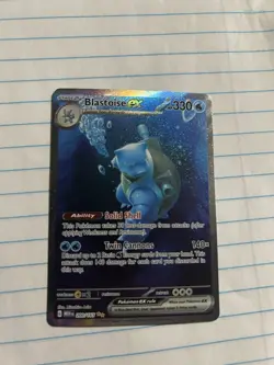 Pokemon Scarlet & Violet 151 TCG Blastoise EX 200/165 Sir Special Illustration - Image 1
