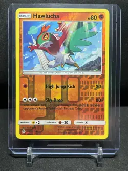 Hawlucha 70/131 Reverse Holo Pokemon 2018 Forbidden Light - LP - Image 1
