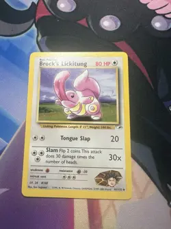 Brock's Lickitung (41/132) Uncommon - 2000 Pokemon TCG: Gym Heroes LP - Image 1