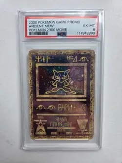 2000 Pokemon Movie Promos Ancient Mew #NNO PSA 6 - Image 1