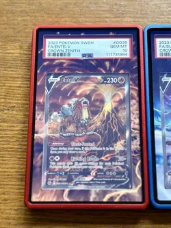 2023 Pokemon Crown Zenith Suicune Entei Raikou V Lot of Three 3 PSA 10 Gem Mint - Image 2