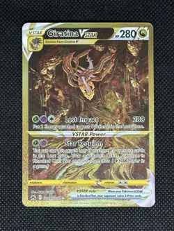 Pokemon Giratina VSTAR GG69/GG70 Crown Zenith Secret Rare Holo Full Art - Image 1