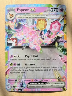 Espeon ex 034/131 NM STAMPED Prize Pack Series 7 [Play! Pokemon Prismatic PRE] - Image 1
