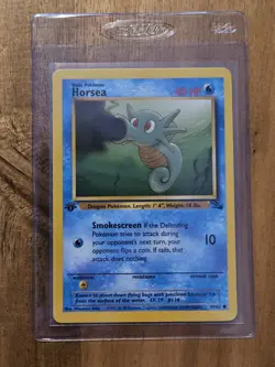 1st Edition Horsea - NEAR MINT - 49/62 Fossil Set - 1999 Pokemon TCG WOTC - Image 1
