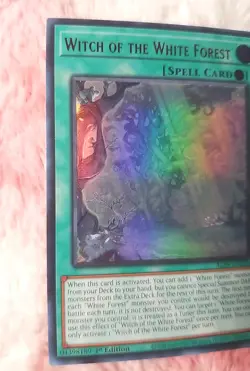 Yu-gi-oh! TCG Witch of the White Forest ALIN-EN058 Alliance Insight 1st Edition - Image 2