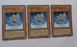Playset: 3x Raging Eria EOJ-EN027 (Common, 1st Edition, Played / MP) Yugioh - Image 1
