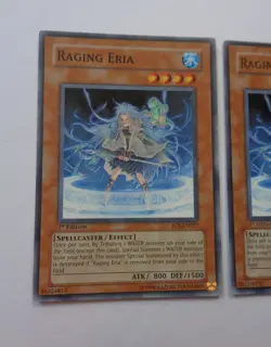 Playset: 3x Raging Eria EOJ-EN027 (Common, 1st Edition, Played / MP) Yugioh - Image 3