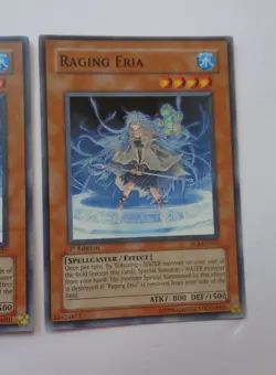 Playset: 3x Raging Eria EOJ-EN027 (Common, 1st Edition, Played / MP) Yugioh - Image 5
