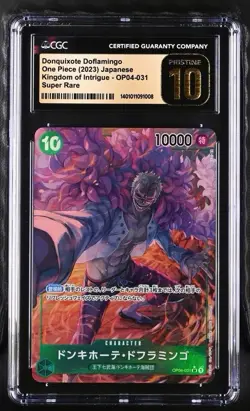 Donquixote Doflamingo (Parallel) OP04-031 SR CGC PRISTINE 10 - ONE PIECE - Image 1