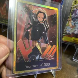 DON!! Card (Nico Robin) (Gold) Extra Booster: One Piece Heroines Edition Foil - Image 2