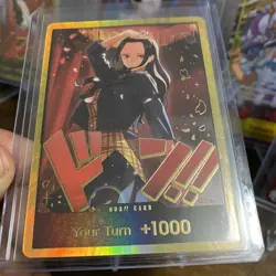 DON!! Card (Nico Robin) (Gold) Extra Booster: One Piece Heroines Edition Foil - Image 3