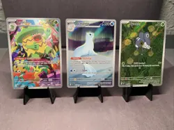 Pokemon TCG Phantasmal Flames Lot of 3 Illustration Rare Full Art Holo Cards NM - Image 1