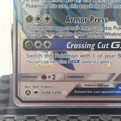 Golisopod GX - SV48/SV94 - Pokemon Hidden Fates Sun & Moon Shiny Rare Card NM - Image 5
