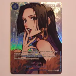 Bandai One Piece CCG Boa Hancock OP01-078 4 Cost 5000 Power Foil Card - Image 1