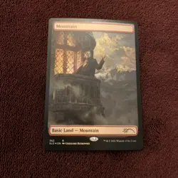 MTG Secret Lair #362 Mountain Foil Near Mint Condition Magic The Gathering Card - Image 1