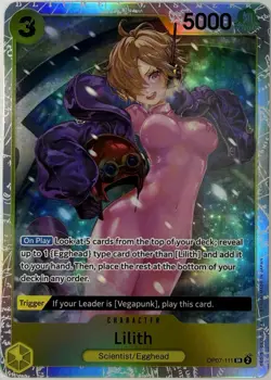 Lilith OP07-111 500 Years in the Future ONE PIECE Card NM - Image 1