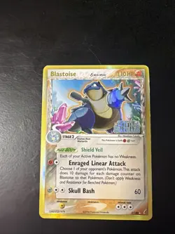 Pokemon TCG Blastoise Delta Holo Rare Card Crystal Guardians Stamped 2/100 MP/HP - Image 1