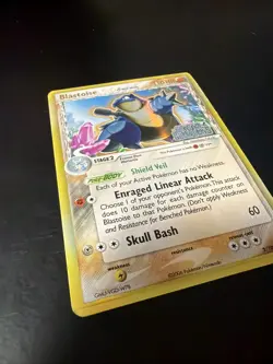 Pokemon TCG Blastoise Delta Holo Rare Card Crystal Guardians Stamped 2/100 MP/HP - Image 3