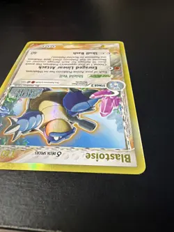 Pokemon TCG Blastoise Delta Holo Rare Card Crystal Guardians Stamped 2/100 MP/HP - Image 4