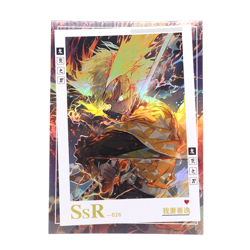 Demon Slayer SSR Zenitsu SSR Holo Foil Waifu Doujin Anime Trading Card TCG CCG - Image 1