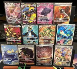 Pokemon TCG Mixed Full Arts Lot of 12 Cards NM/M - Image 1