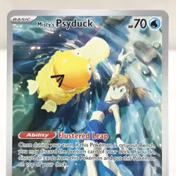 Pokemon TCG Misty’s Psyduck Destined Rivals 193/182 Illustration Rare Card - Image 2