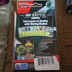 Pokemon ex Battle Deck Iron Leaves ex 60-Card Starter Deck English - Image 2