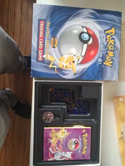 Base Set 2 Player Starter Box w/ Pokemon Zap Theme Deck Includes Cards/Booklets - Image 1