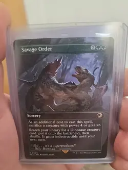 Savage Order (Borderless) Universes Beyond: Jurassic World Collection Regular - Image 1