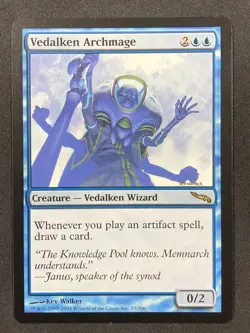 Vedalken Archmage MTG Mirrodin Regular NM Magic the Gathering - Image 1