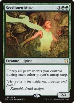 NM Seedborn Muse, MTG, Commander 2019, Magic the Gathering, 179 - Image 1