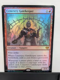 MTG Cemetery Gatekeeper Innistrad: Crimson Vow 148/277 Foil Mythic - Image 1